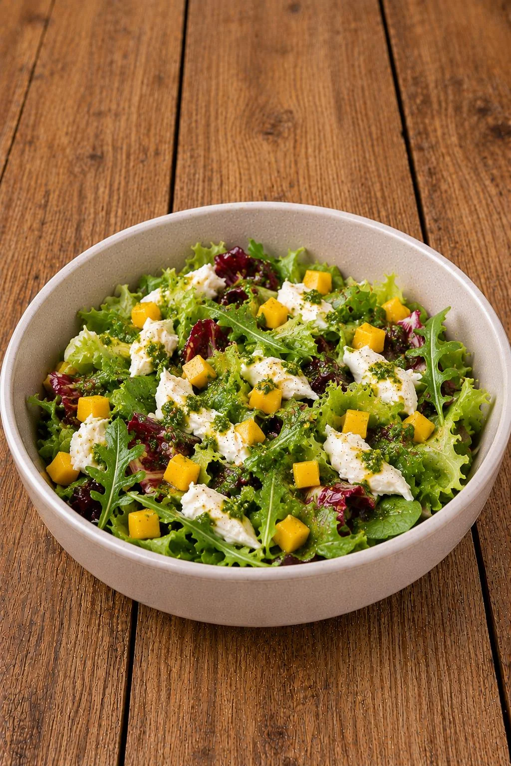 Salat mit Mango und Mozzarella - by Catering Heike Elhaddaoui