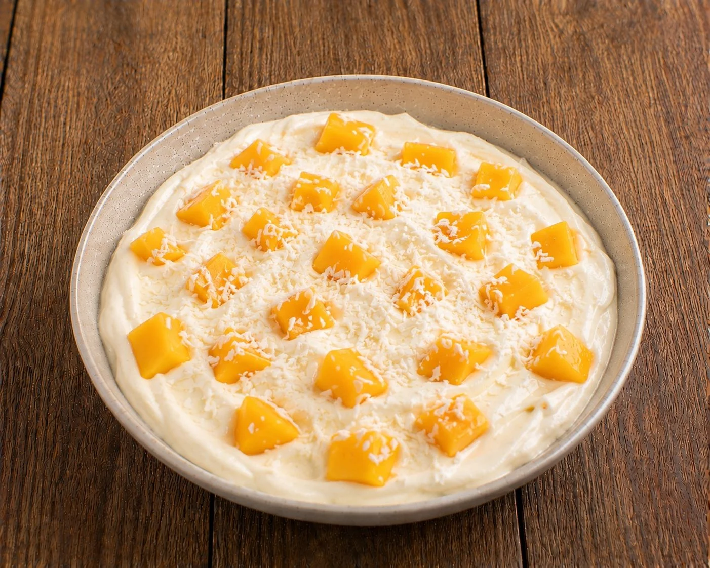 Cheesecakecreme mit Mangowürfel - by Catering Heike Elhaddaoui