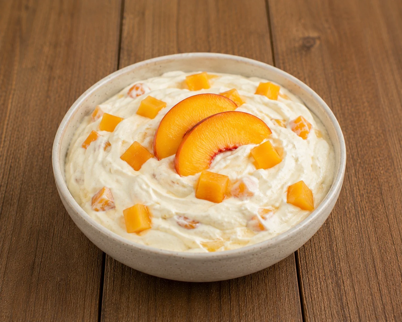 Pfirsisch – Mascarpone – Dessert - by Catering Heike Elhaddaoui