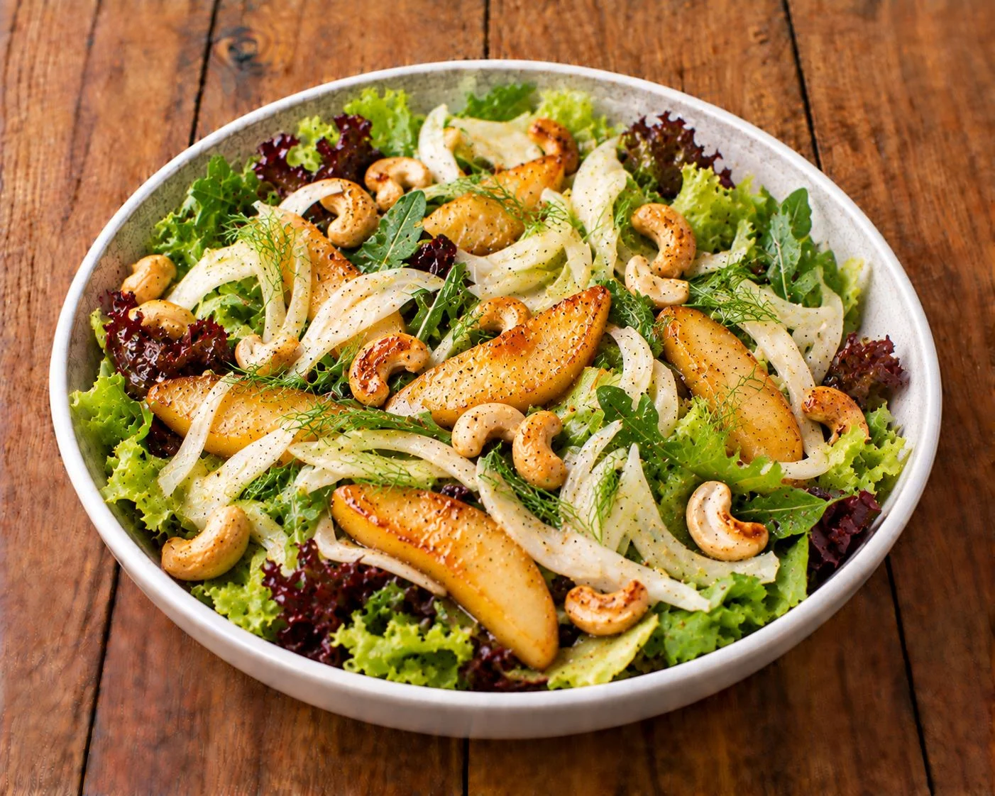 Salat mit Birnen und Fenchel - by Catering Heike Elhaddaoui