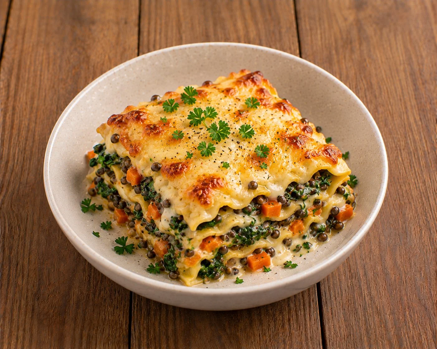 Spinat Lasagne - by Catering Heike Elhaddaoui