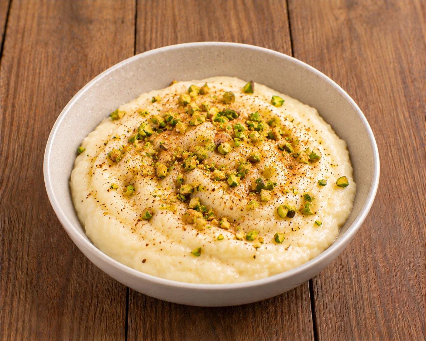 Griesspudding mit Pistazien - by Catering Heike Elhaddaoui